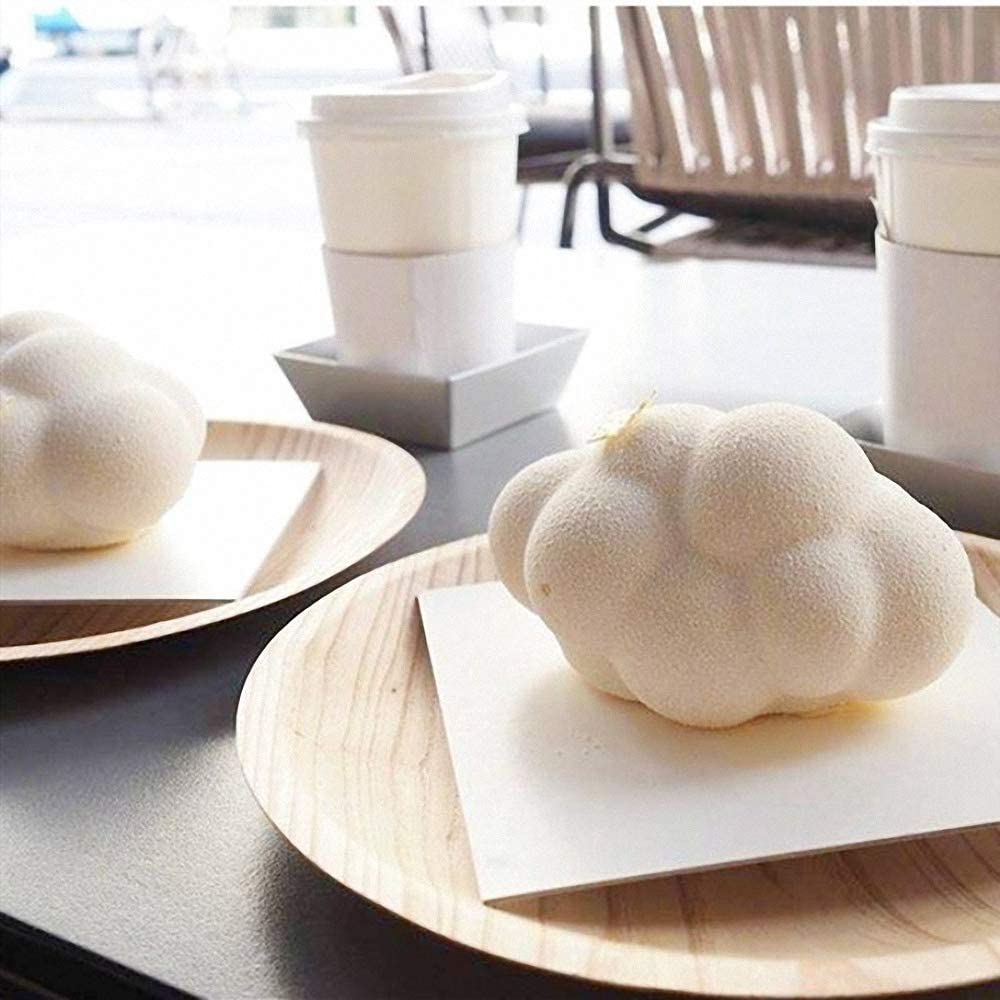 6 Cavity 3D Cloud Shape Silicone Cake Mould Pudding Chocolate Soap Lotion Bar