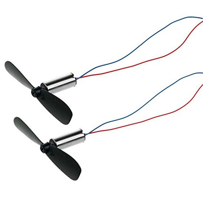 20X08 Mm Coreless Motor 510000 Rpm (2 Pieces) 3.7V With (2 Propellers) 2 Cw, 2 Ccw Rotor Multicopter