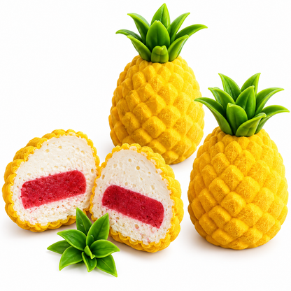 8 Cavity 3D Pineapple Silicone Mould Chocolate Pastry Jelly Pudding Ice Cream