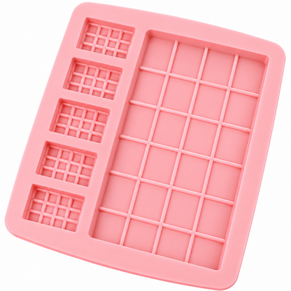 Chocolate Bar Silicone Mold, Large & Mini Chocolate Mould Tray, Dessert, Candy, Soap