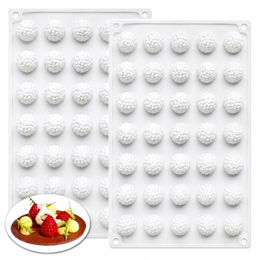 35 Cavity Raspberry Fruit Entremet Silicone Mold