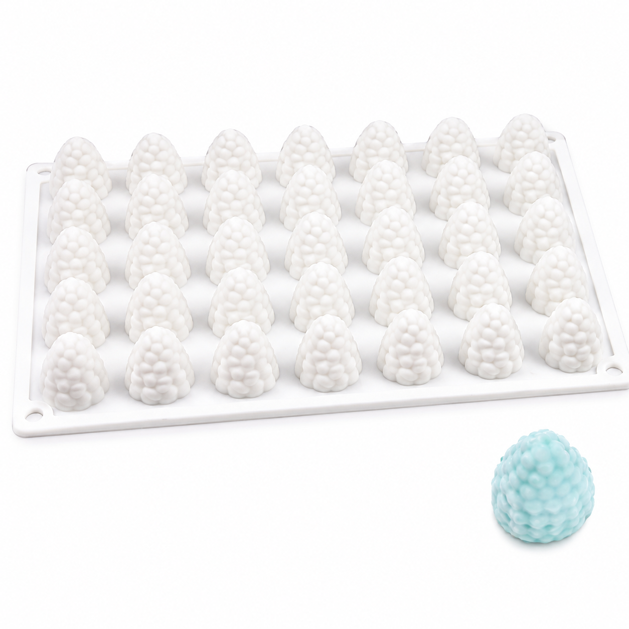 35 Cavity Raspberry Fruit Entremet Silicone Mold