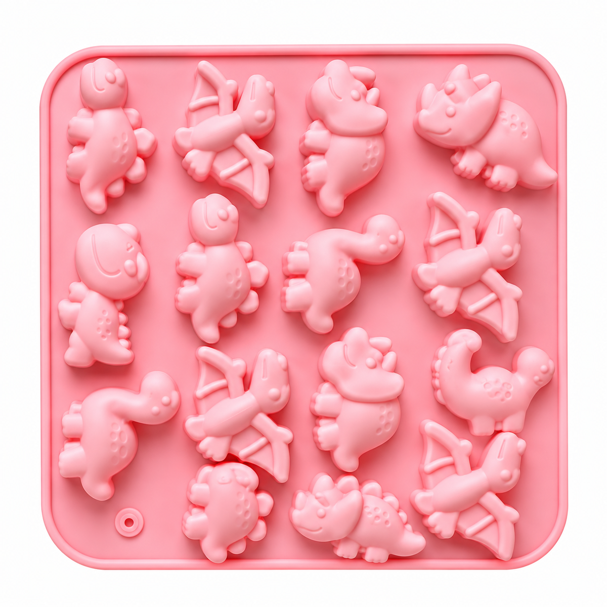 3D Dinosaur Silicone Mold Cute Dinosaur Chocolate Candy Jelly Soap Candle
