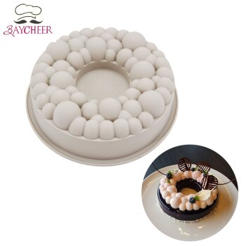 3D Cherry Bubble Crown Silicone Cake Mold Chocolate Pastry Jelly & Dessert Decoration