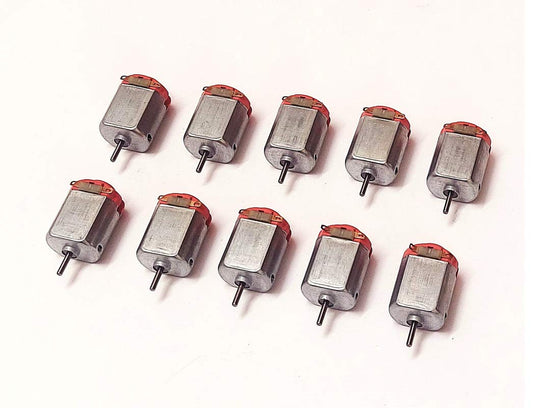 (Pack of 10) DC Motor for DIY Projects Small Electric Toy Motor Kit 3V to 6V DC Motor Kit