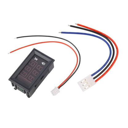 Digital Voltmeter (0-100V) and Ammeter (10A) Dual LED Voltage Current Measurement Module