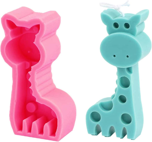 3D Giraffe Silicone Mold for Candle Making, Soap Making Resin Art & DIY Decorative Crafts