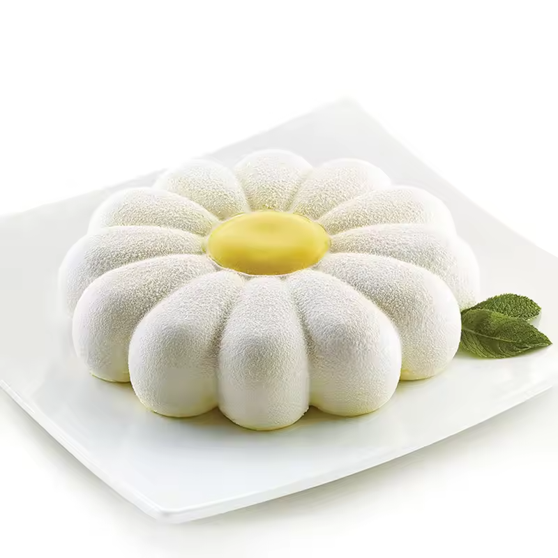 Daisy Flower Shape Silicone Cake Mould for Mousse Cake  Pastry Dessert Chocolate Pudding