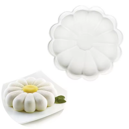 Daisy Flower Shape Silicone Cake Mould for Mousse Cake  Pastry Dessert Chocolate Pudding