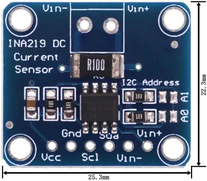CJMCU-219 INA219 I2C Interface No Drift Bi-directional Current / Power Supply Monitoring Module
