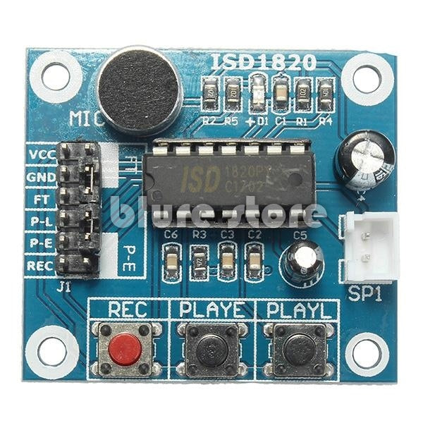 ISD1820 Sound Voice Recording Playback Module With Mic Sound Audio microphone
