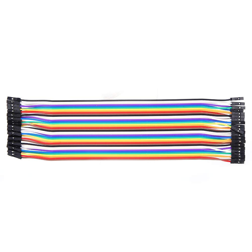 20CM DuPont Wire Color Jumper Cable 2.54mm 1P-1P Female to Female
