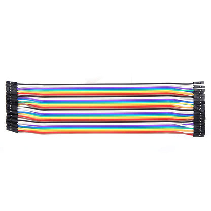 20CM DuPont Wire Color Jumper Cable 2.54mm 1P-1P Female to Female