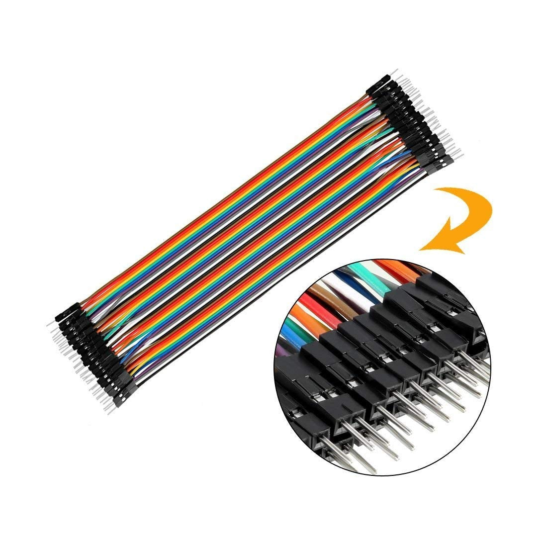 20cm Male To Male Jumper Cable Wire