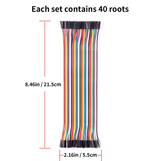 Male to Female Jumper Wires 40 Pin 40cm