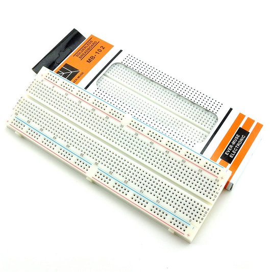 MB102 830 Points Solderless Prototype PCB Breadboard