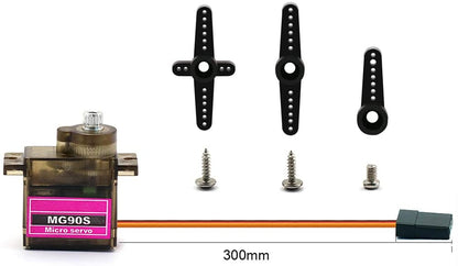 MG90S Micro Digital Servo Motor (360° Continuous Rotation)