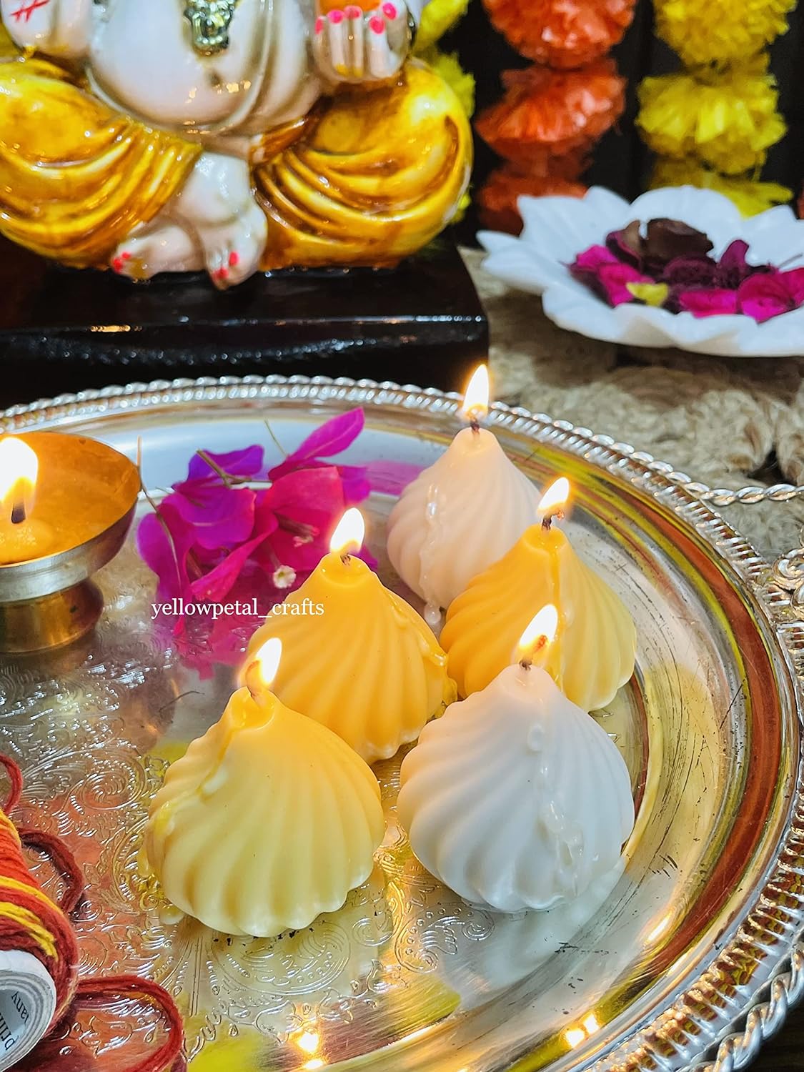 15 Cavity 3D Modak Shape Silicone Mould Chocolate Pudding Jelly Ice Cream & Dessert Making