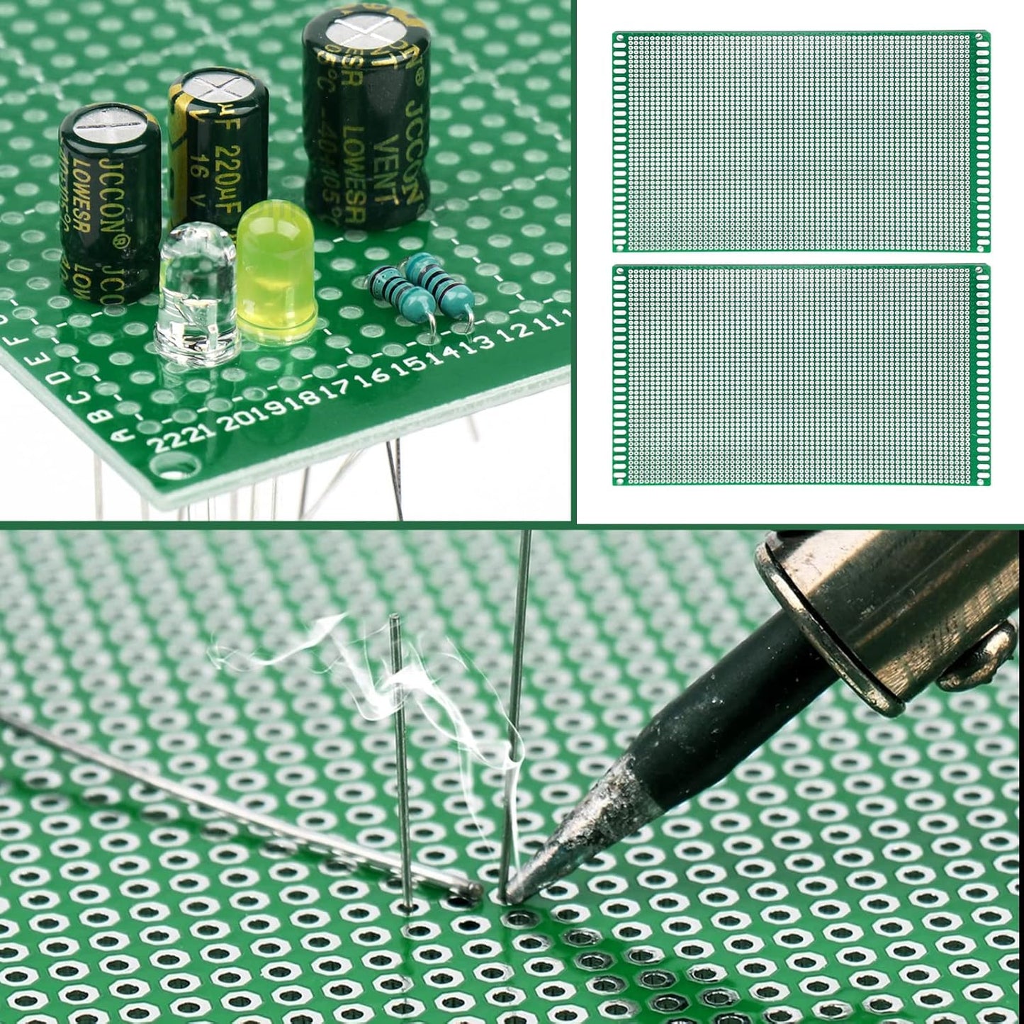 12x18 cm Double Sided PCB Board,Tinned Prototype Diy Universal FR4 Printed Circuit PCB Board Protoboard pcb kit Electronic Board compatible