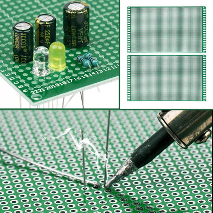 12x18 cm Double Sided PCB Board,Tinned Prototype Diy Universal FR4 Printed Circuit PCB Board Protoboard pcb kit Electronic Board compatible