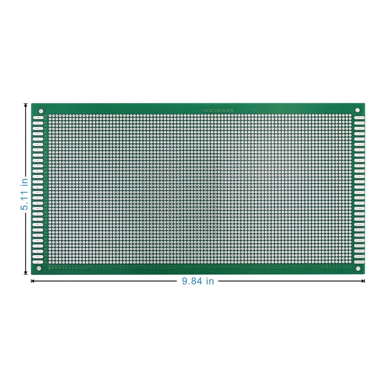 13x25 cm Double Sided PCB Board,Tinned Prototype Diy Universal FR4 Printed Circuit PCB Board Protoboard pcb kit Electronic Board compatible