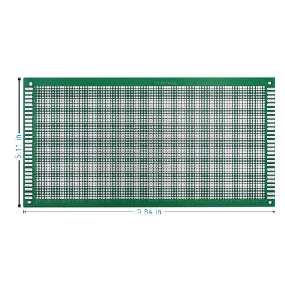 13x25 cm Double Sided PCB Board,Tinned Prototype Diy Universal FR4 Printed Circuit PCB Board Protoboard pcb kit Electronic Board compatible
