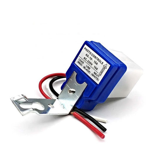 220 Volt Auto Day/Night On-Off Photocell Sensor Switch For Lights, Water Proof, LDR Sensor Switch For Garden, Outdoor Home Lights