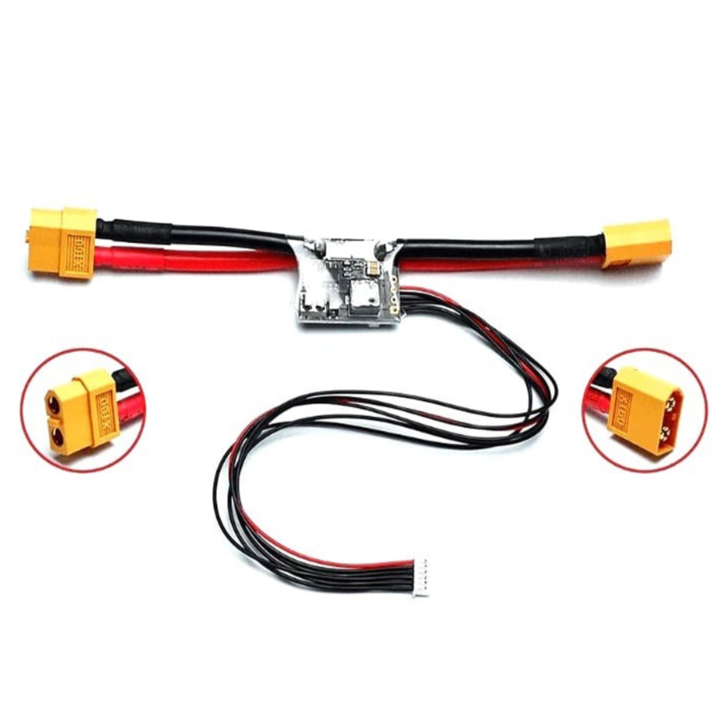 Power Module 30V 90A with 5.3V DC BEC with T XT60 Plug for RC Helicopter Part Quadcopters Accessories (XT60) Compatible For (APM 2.5 2.6 2.8 for Pixhawk)