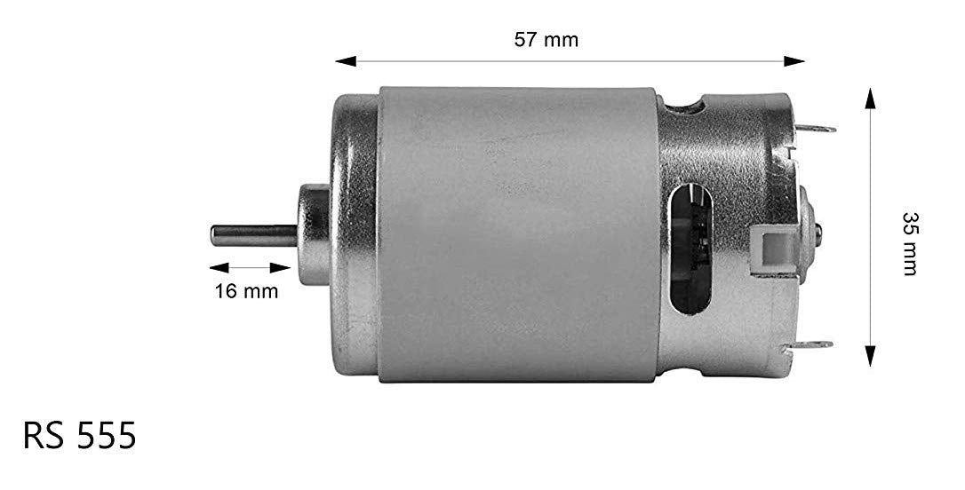 G DC 12V (R555) HEAVY TORQUE MOTOR 6000RPM