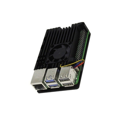 Raspberry Pi 5 Generation Shell Raspberry Pi 5 Active Cooling Heat Dissipation PWM Speed Control Fan Metal Armor Shell