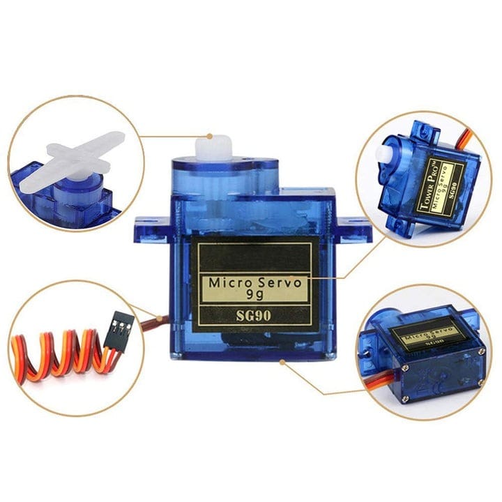 SG90 360 Rotation micro Servo Motor Continuous Rotation