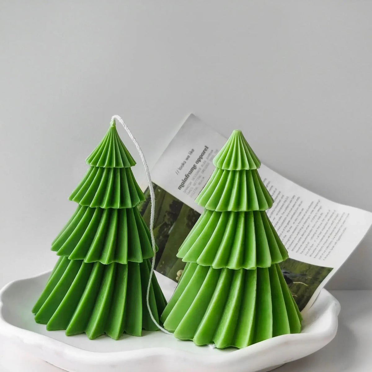 LARGE 3D Layered Christmas Tree Silicone Candle Mould for DIY Festive Decor Wax Candles