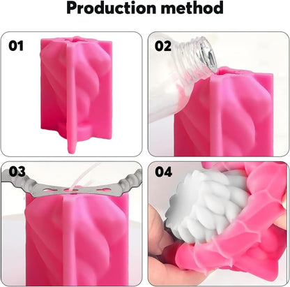 3D Conical Silicone Candle Mould, Spiral Cone Shape Silicone Candle Molds