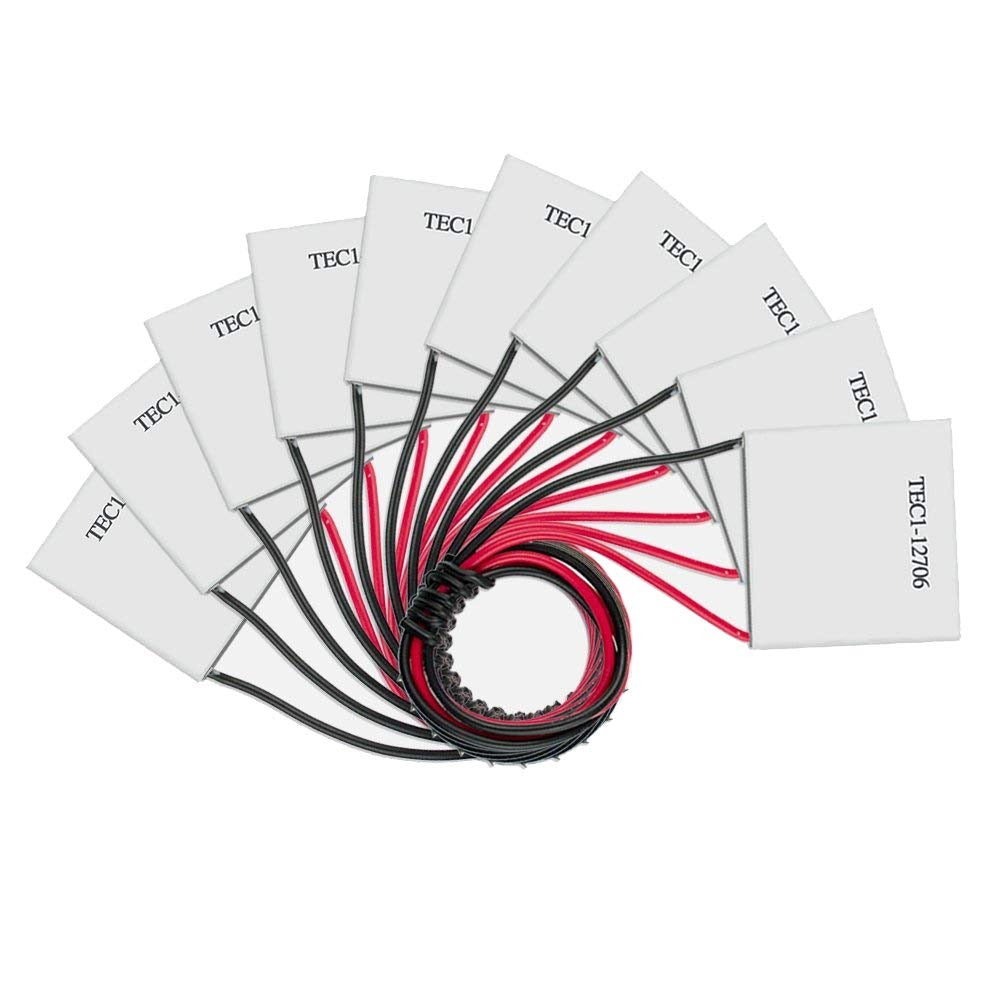 TEC1-12706 40x40mm 12V 60W Heatsink Thermoelectric Cooler Cooling Peltier Plate Module