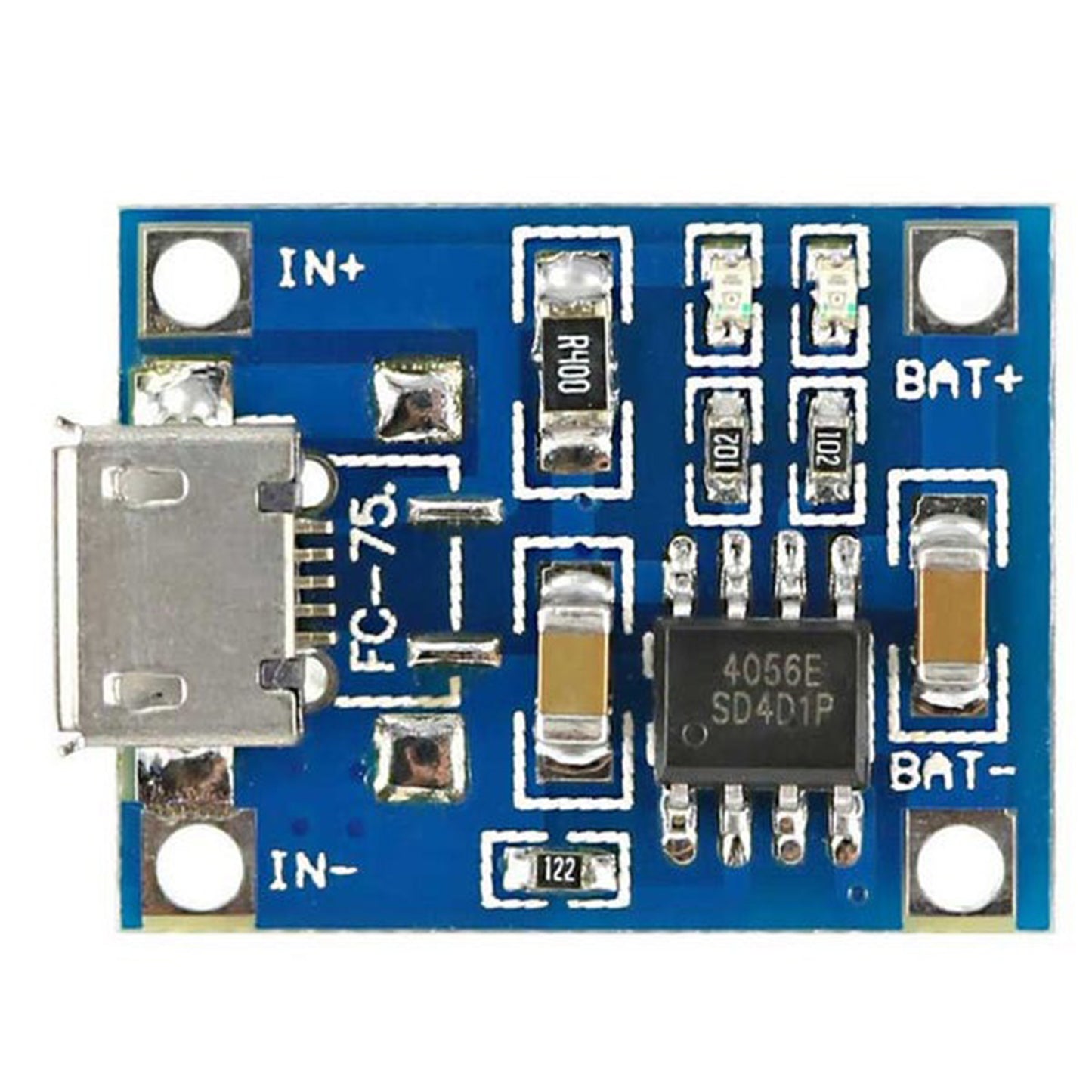TP4056 1A Li-ion Lithium Battery Charging Module – Micro USB