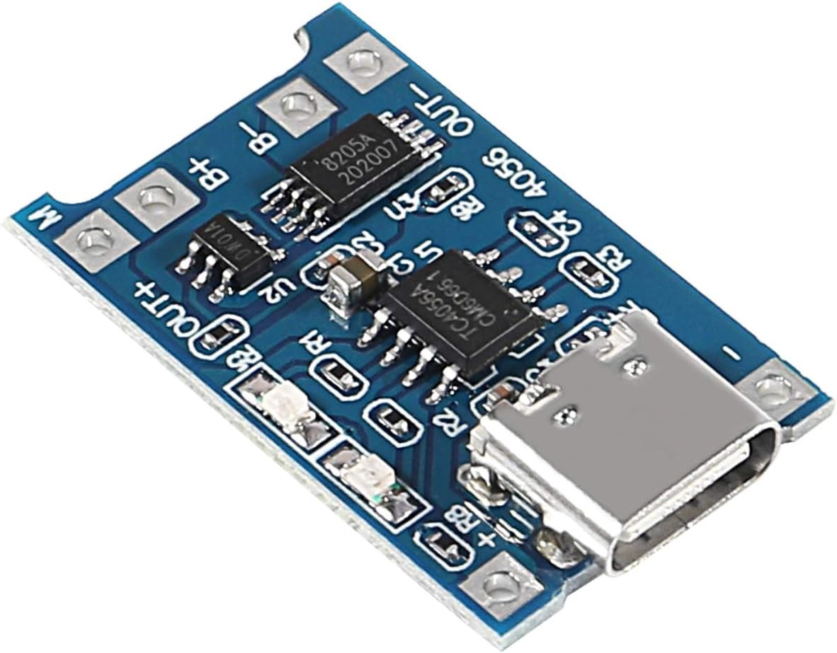 TP4056 Type-C USB 4.5-5.5V 1A 18650 Battery Charger Module Charging Board Dual Protection