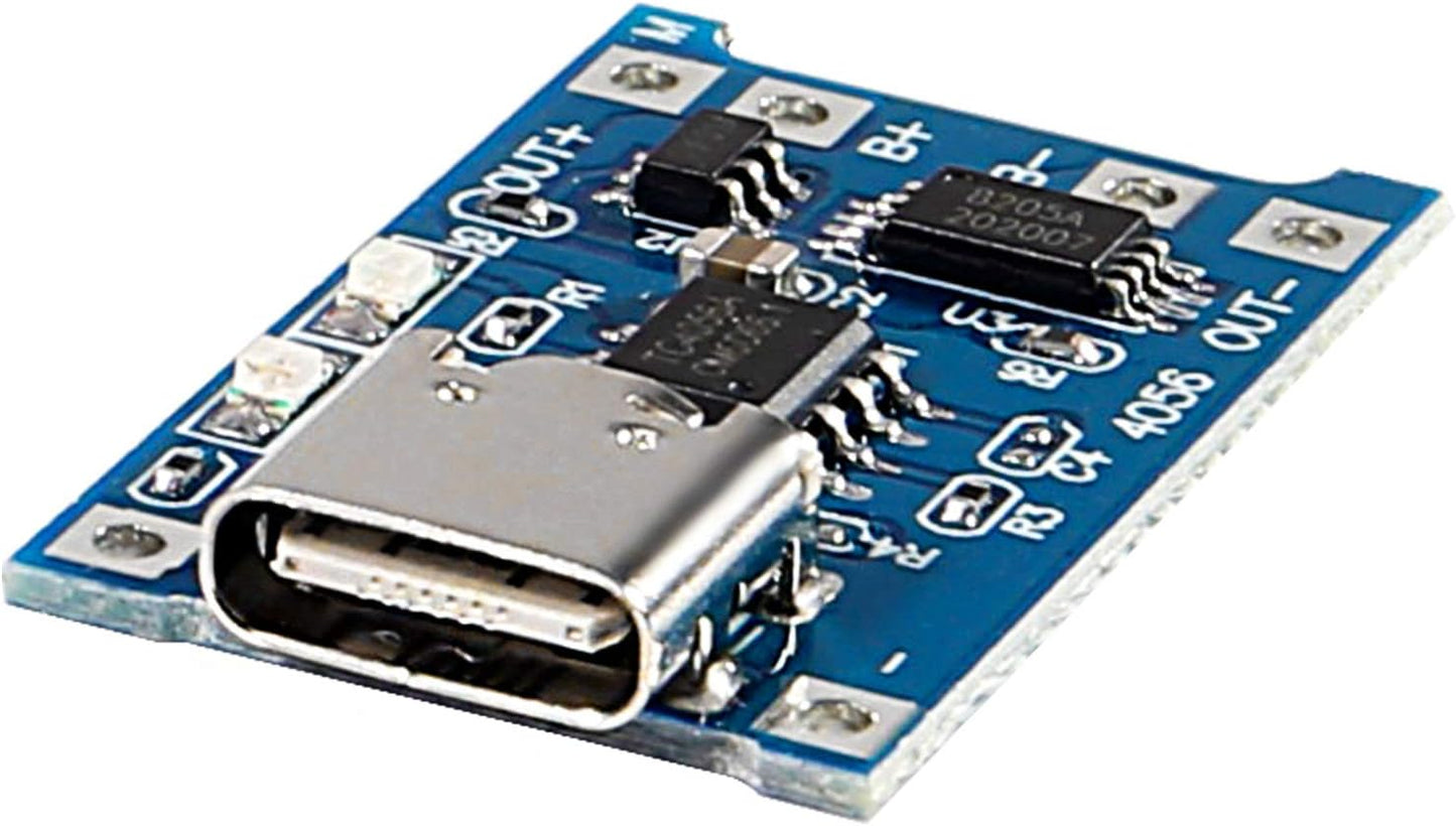 TP4056 Type-C USB 4.5-5.5V 1A 18650 Battery Charger Module Charging Board Dual Protection