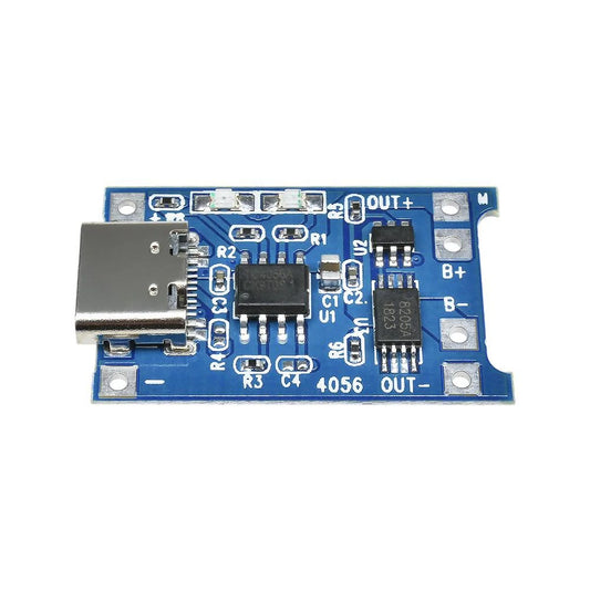 TP4056 Type-C USB 4.5-5.5V 1A 18650 Battery Charger Module Charging Board Dual Protection