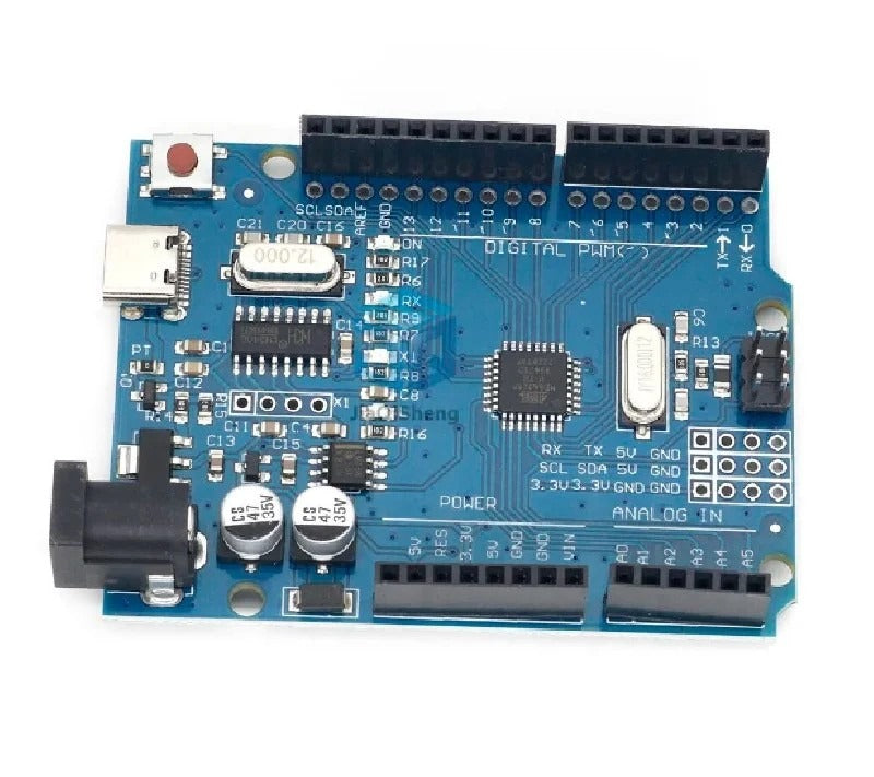 UNO R3 Development Board Improved ATmega328P Type C Interface