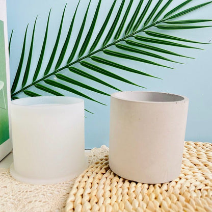 Cylinder Planter Silicone Mould for Decorative Pots Mini Plant Holders and DIY Home Decor