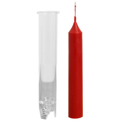 3D (7.1"x 1.4"inch) Plain Pencil Pillar Candle Mould Polycarbonate Mold Church Decoration Home Decor P24