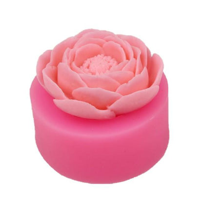3D Floating Flower Petal Silicone Candle Mold DYF6045