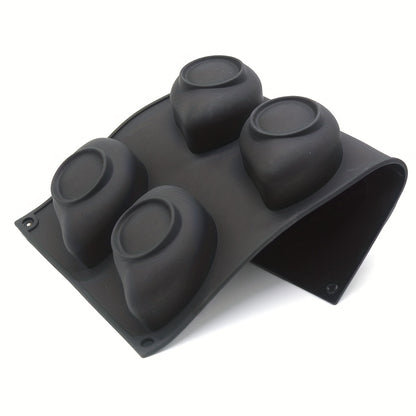 6 Cavity 3D Mango Shape Silicone Mould Chocolate Jelly Pudding Ice Cream & Frozen Desserts