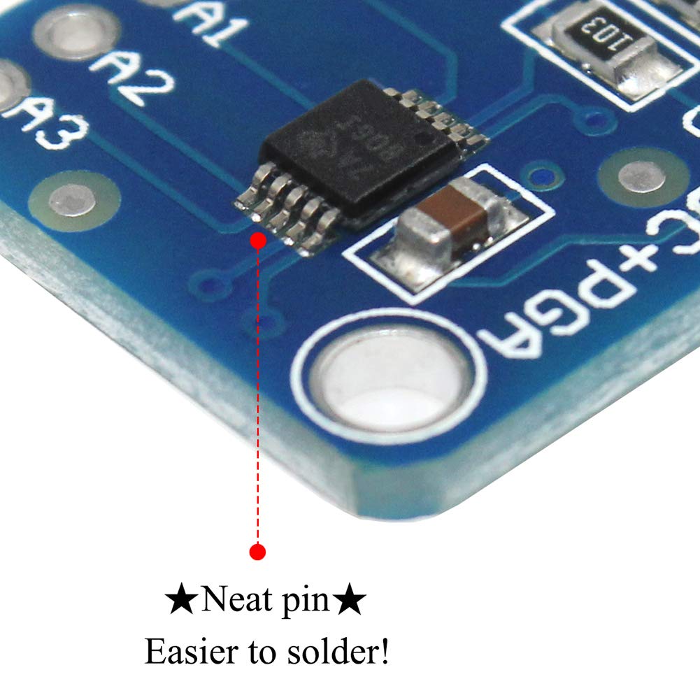 ADS1115 16-Bit ADC- 4 Channel with Programmable Gain Amplifier