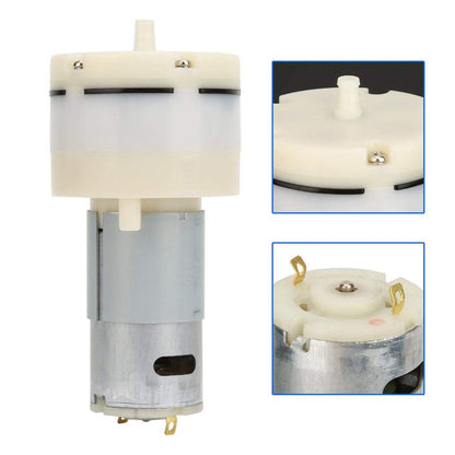 12V 555 High Flow 10LPM Air Vacuum Motor Exhaust Pump for DIY Manual Fish Tank Aeration Pump