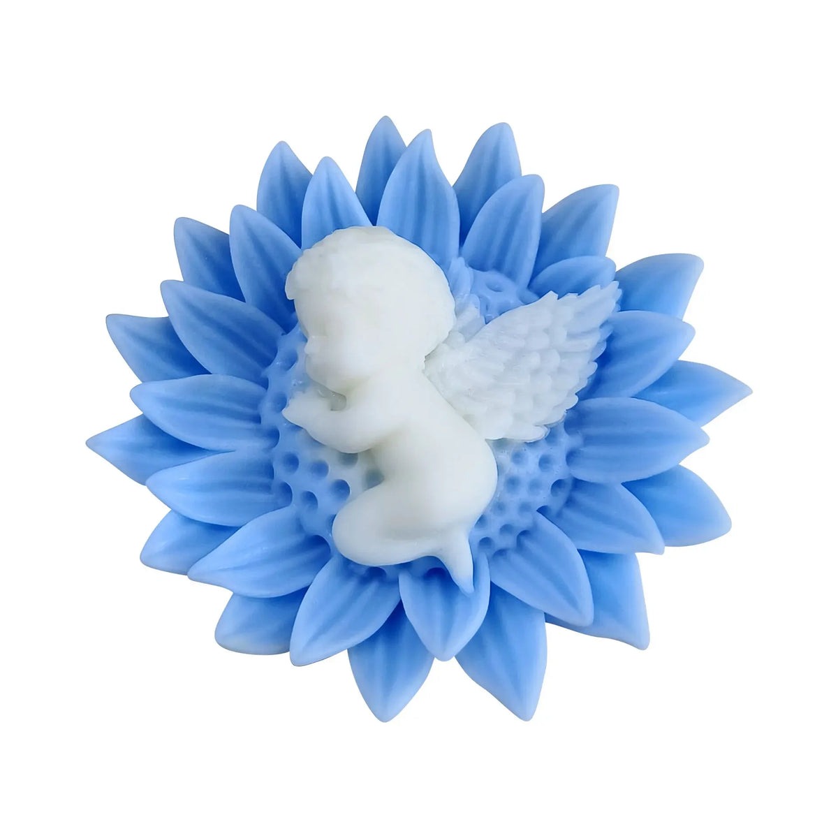 3D Sunflower Angel Baby Silicone Mold Candle Making Soap Cake Decoration & DIY Gifts