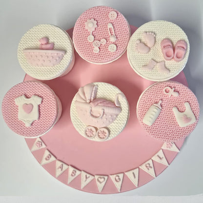 Baby Stroller Silicone Mould Cake Decoration Cupcake Candy Cookies Polymer Clay