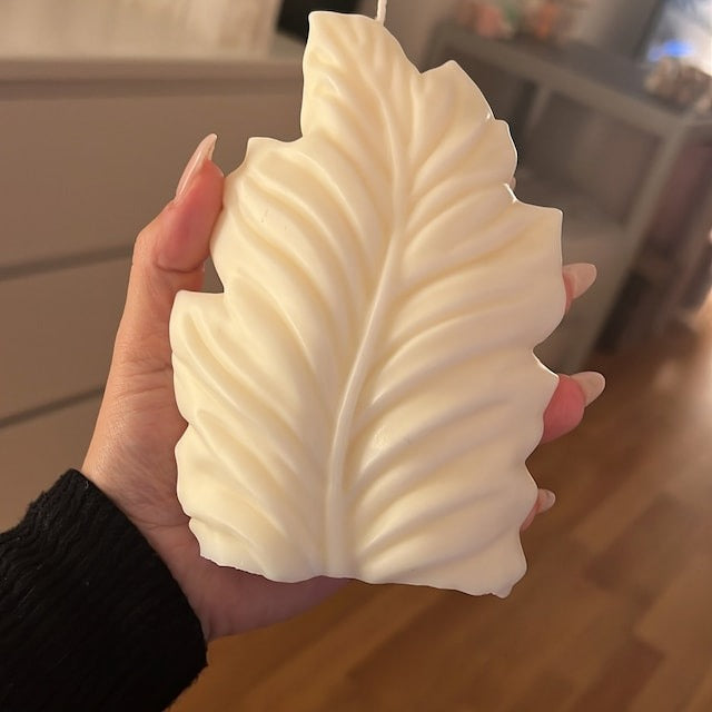 3D Large Leaf Silicone Candle Mold Decorative Candles Home Décor & Handmade Crafts