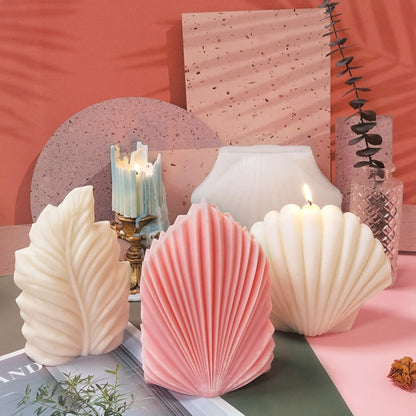 3D Large Leaf Silicone Candle Mold Decorative Candles Home Décor & Handmade Crafts