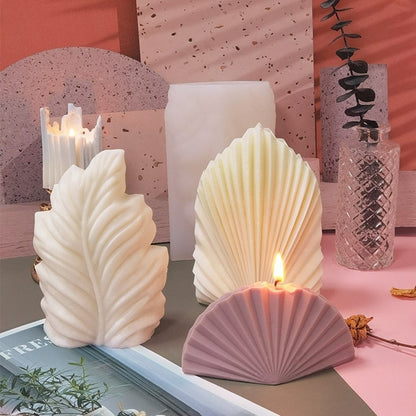 3D Large Leaf Silicone Candle Mold Decorative Candles Home Décor & Handmade Crafts